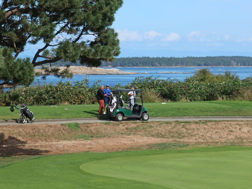 Golfing in Victoria, British Columbia, Canada