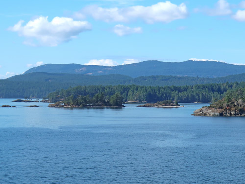 Gulf Islands near Victoria BC