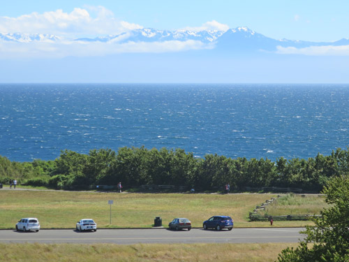 Olympic Mountains seen from Victoria BC