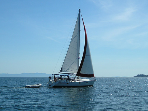 Sailing near Victoria, Canada