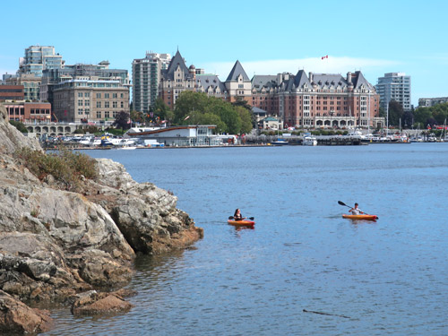 Empress Hotel seen from the Songhees Walkway